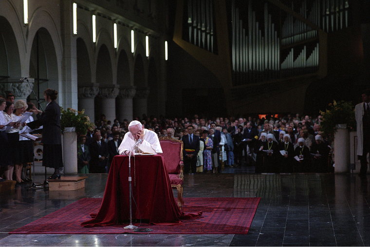 St. John Paul II presiding in church